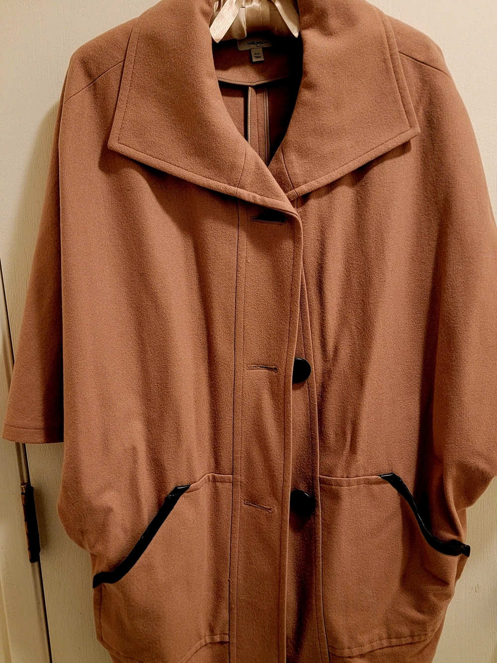 Halogen cape style womens coat